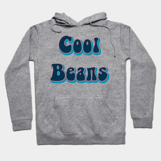 Cool Beans Hipster Grovey 80's Vintage Sketch Hoodie by mangobanana